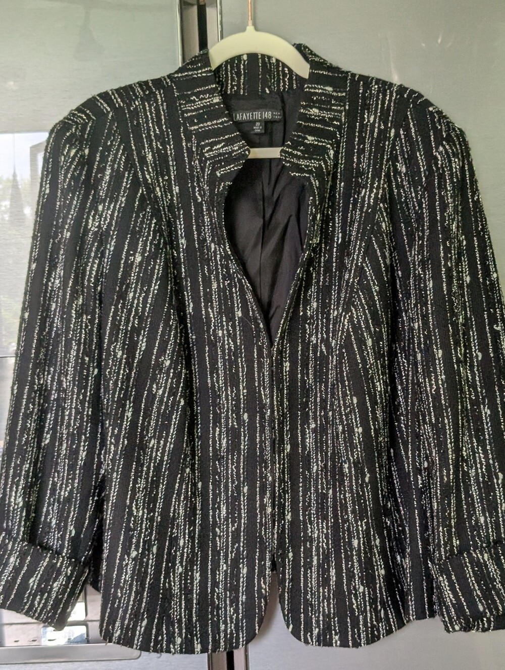 Lafayette 148 New York 20, Black Wool Blazer